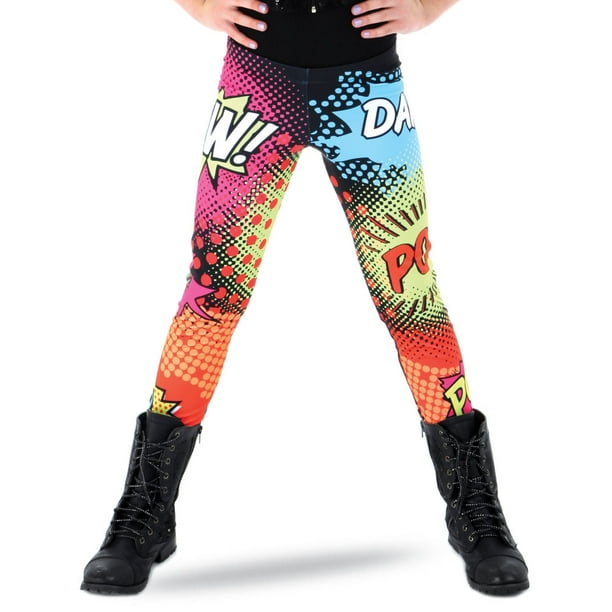 Alexandra Collection Youth Dance Athletic Mid-Rise Leggings